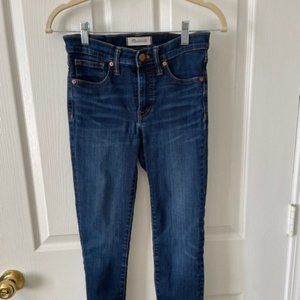 Madewell 9" high rise skinny jeans